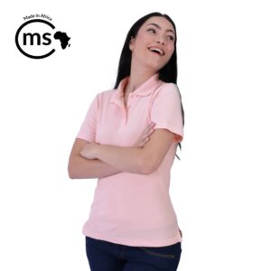 175g Ladies Classic Pique Knit Polo - Image 3