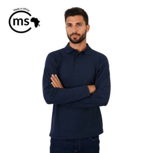 Alternative view of Long Sleeve Pique Knit Polo