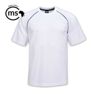Raglan Trim T-Shirt - White/Navy - While stocks last - Image 2