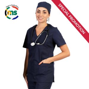 Alternative view of Lexie Scrub Top