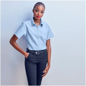 Alternative view of Ladies Short Sleeve Aspen Shirt