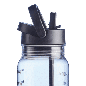 Alternative view of 1L Torrent Water Bottle With Straw