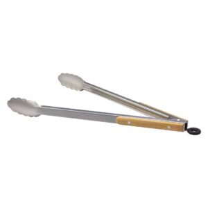 Braai Tong with Bamboo Handle — Braai Tong with Bamboo Handle