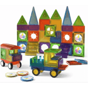 73 Magnetic Tiles, Windows, Stickers and Snowmen - Image 12