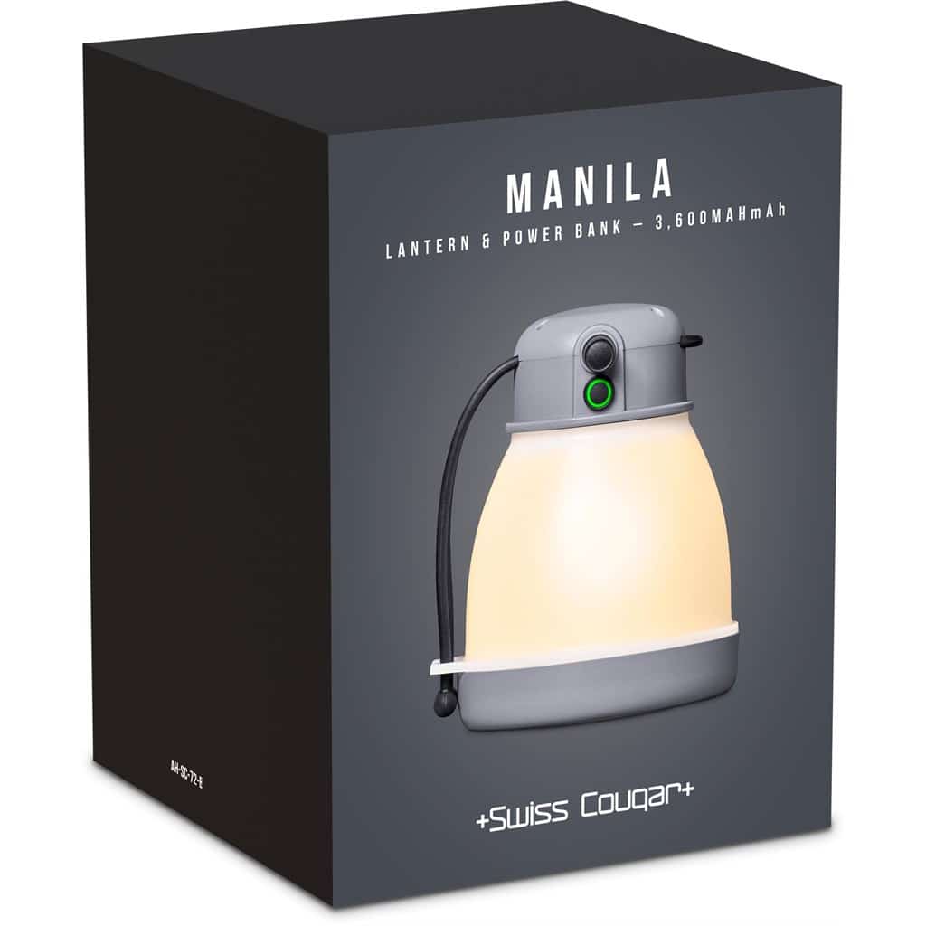 Swiss Cougar Manila Lantern & Power Bank - 3,600mAh - Image 11