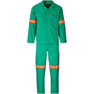 Trade Polycotton Conti - Suit Reflective Arms, Legs & Back - Orange Tape - Image 7