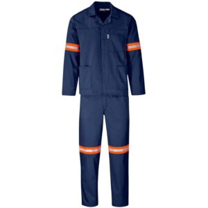 Trade Polycotton Conti - Suit Reflective Arms, Legs & Back - Orange Tape - Image 10