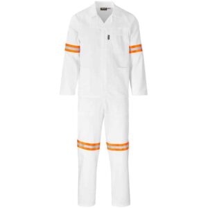 Trade Polycotton Conti - Suit Reflective Arms, Legs & Back - Orange Tape - Image 14