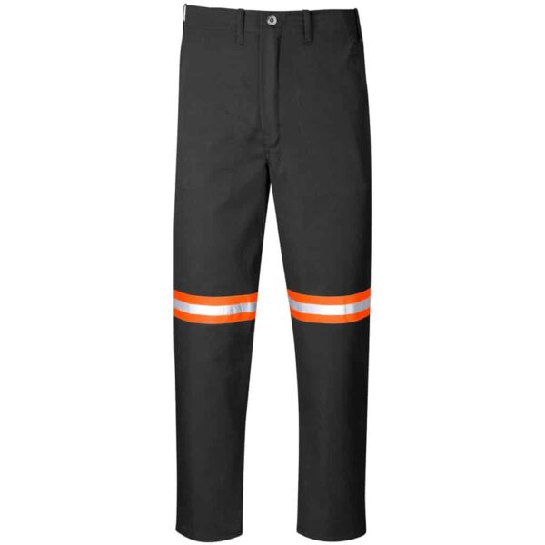 Trade Polycotton Pants – Reflective Legs – Orange Tape — Trade Polycotton Pants – Reflective Legs – Orange Tape