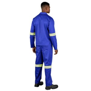 Alternative view of Trade Polycotton Conti Suit - Reflective Arms & Legs - Yellow Taped