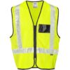 Airport Hi-Viz Reflective Full Zip Vest — Airport Hi-Viz Reflective Full Zip Vest