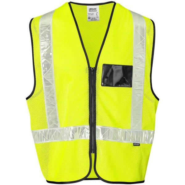 Airport Hi-Viz Reflective Full Zip Vest — Airport Hi-Viz Reflective Full Zip Vest
