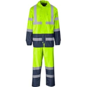 Torrent Two-Tone Hi-Viz Ref Polyester/PVC Rainsuit – Lime — Torrent Two-Tone Hi-Viz Ref Polyester/PVC Rainsuit – Lime
