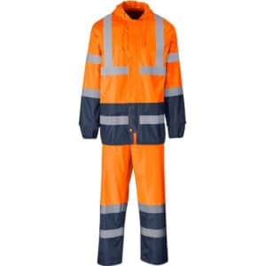 Torrent Two-Tone Hi-Viz Ref Polyester/PVC Rainsuit – Orange — Torrent Two-Tone Hi-Viz Ref Polyester/PVC Rainsuit – Orange