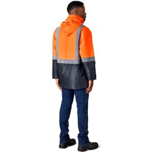 Hazard Padded Two-Tone Hi-Viz Reflective Jacket - Image 7