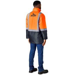 Hazard Padded Two-Tone Hi-Viz Reflective Jacket - Image 16