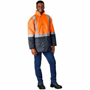 Hazard Padded Two-Tone Hi-Viz Reflective Jacket - Image 19