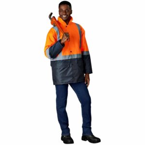 Hazard Padded Two-Tone Hi-Viz Reflective Jacket - Image 3