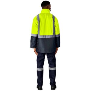 Hazard Padded Two-Tone Hi-Viz Reflective Jacket - Image 12