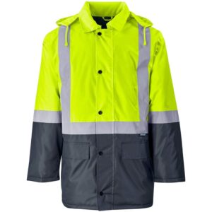 Hazard Padded Two-Tone Hi-Viz Reflective Jacket - Image 22