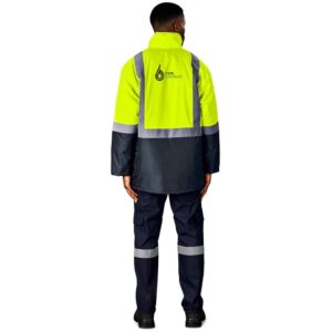 Hazard Padded Two-Tone Hi-Viz Reflective Jacket - Image 5