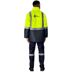 Hazard Padded Two-Tone Hi-Viz Reflective Jacket - Image 10