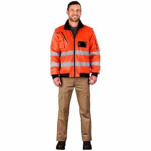 Techno Padded Hi-Viz Reflective Bunny Jacket - Image 8