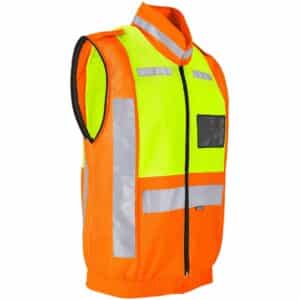 Metro Two-Tone Hi-Viz Reflective Zip-Off Jacket - Image 14