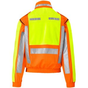 Metro Two-Tone Hi-Viz Reflective Zip-Off Jacket — Metro Two-Tone Hi-Viz Reflective Zip-Off Jacket