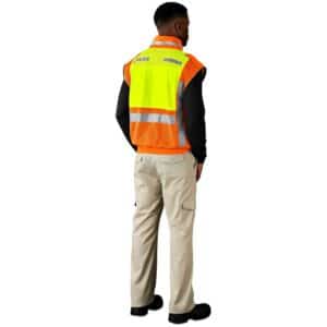 Metro Two-Tone Hi-Viz Reflective Zip-Off Jacket - Image 12