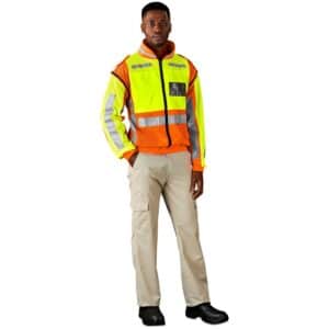 Metro Two-Tone Hi-Viz Reflective Zip-Off Jacket - Image 6