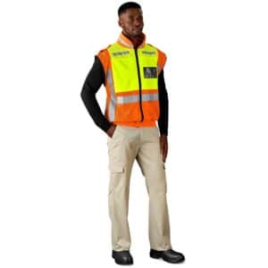 Metro Two-Tone Hi-Viz Reflective Zip-Off Jacket - Image 8