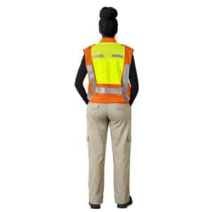 Metro Two-Tone Hi-Viz Reflective Zip-Off Jacket - Image 7