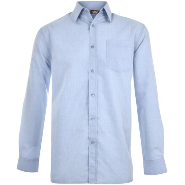 Mens Long Sleeve Apollo Shirt – Light Blue — Mens Long Sleeve Apollo Shirt – Light Blue