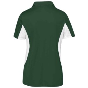 Alternative view of Kids Championship Golf Shirt - Dark Green