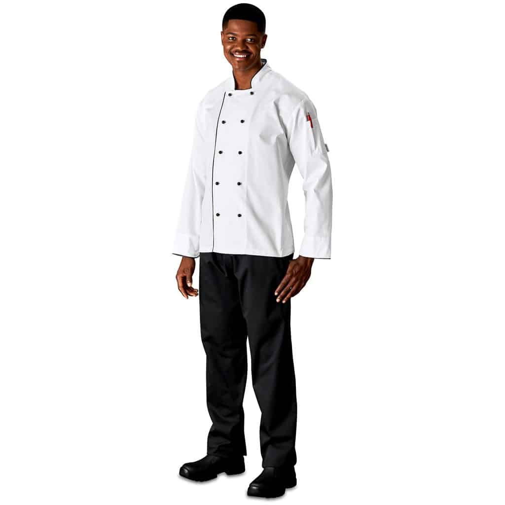 Unisex Long Sleeve Dijon Chef Jacket - Image 4