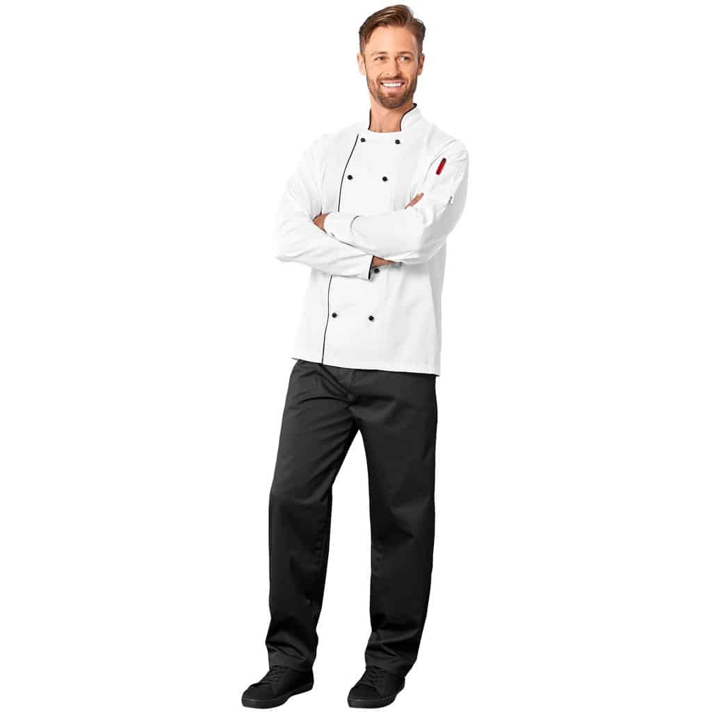 Unisex Long Sleeve Dijon Chef Jacket - Image 7
