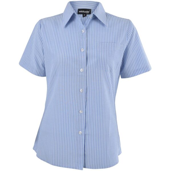 Ladies Short Sleeve Drew Shirt – Light Blue — Ladies Short Sleeve Drew Shirt – Light Blue