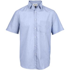Mens Short Sleeve Duke Shirt - Light Blue