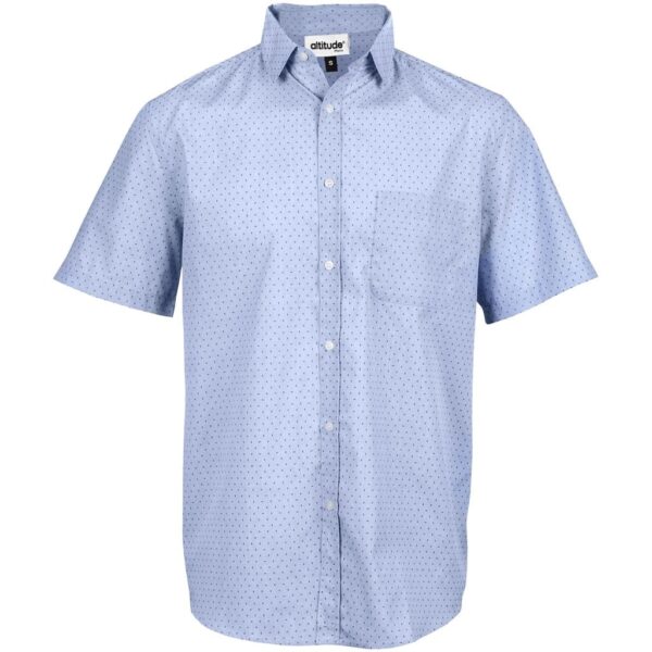Mens Short Sleeve Duke Shirt – Light Blue — Mens Short Sleeve Duke Shirt – Light Blue