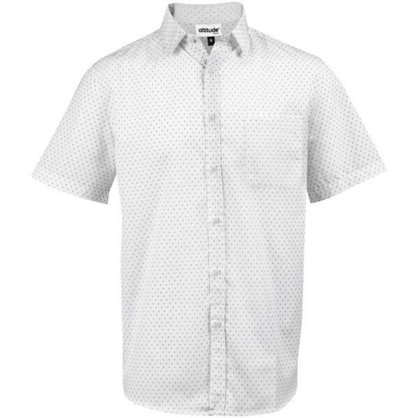 Mens Short Sleeve Duke Shirt – White — Mens Short Sleeve Duke Shirt – White