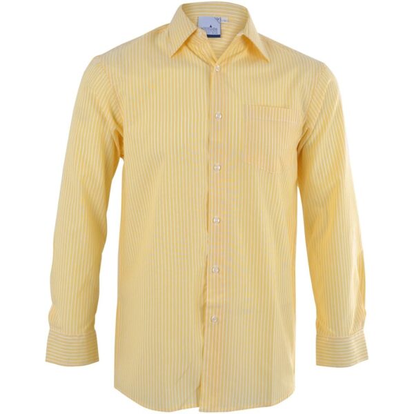 Mens Long Sleeve Drew Shirt – Yellow — Mens Long Sleeve Drew Shirt – Yellow