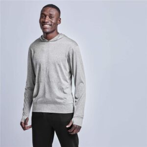 Alternative view of Mens Fitness Lightweight Hooded Sweater