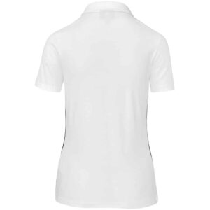 Alternative view of Ladies Galway Golf Shirt - White