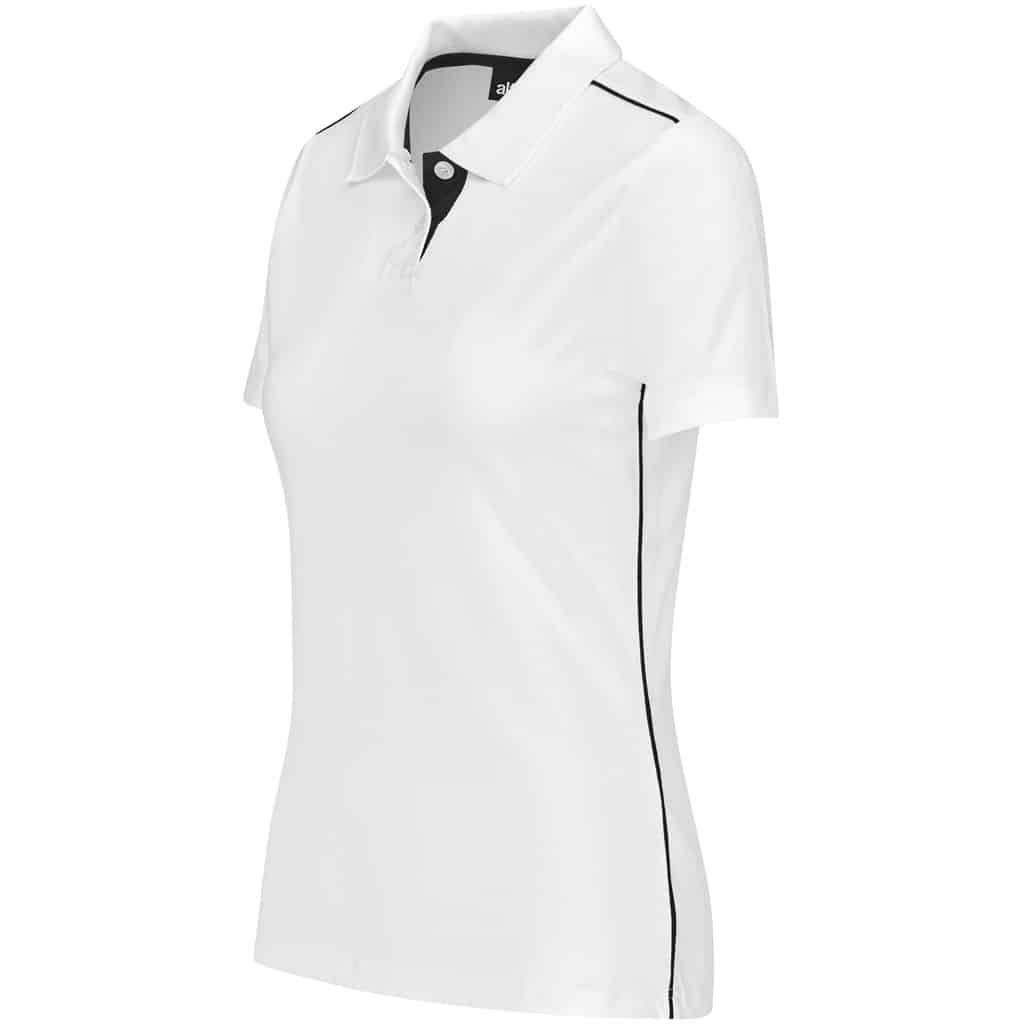 Ladies Galway Golf Shirt - White - Image 3