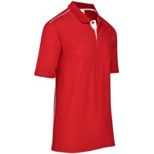 Alternative view of Mens Galway Golf Shirt - Red