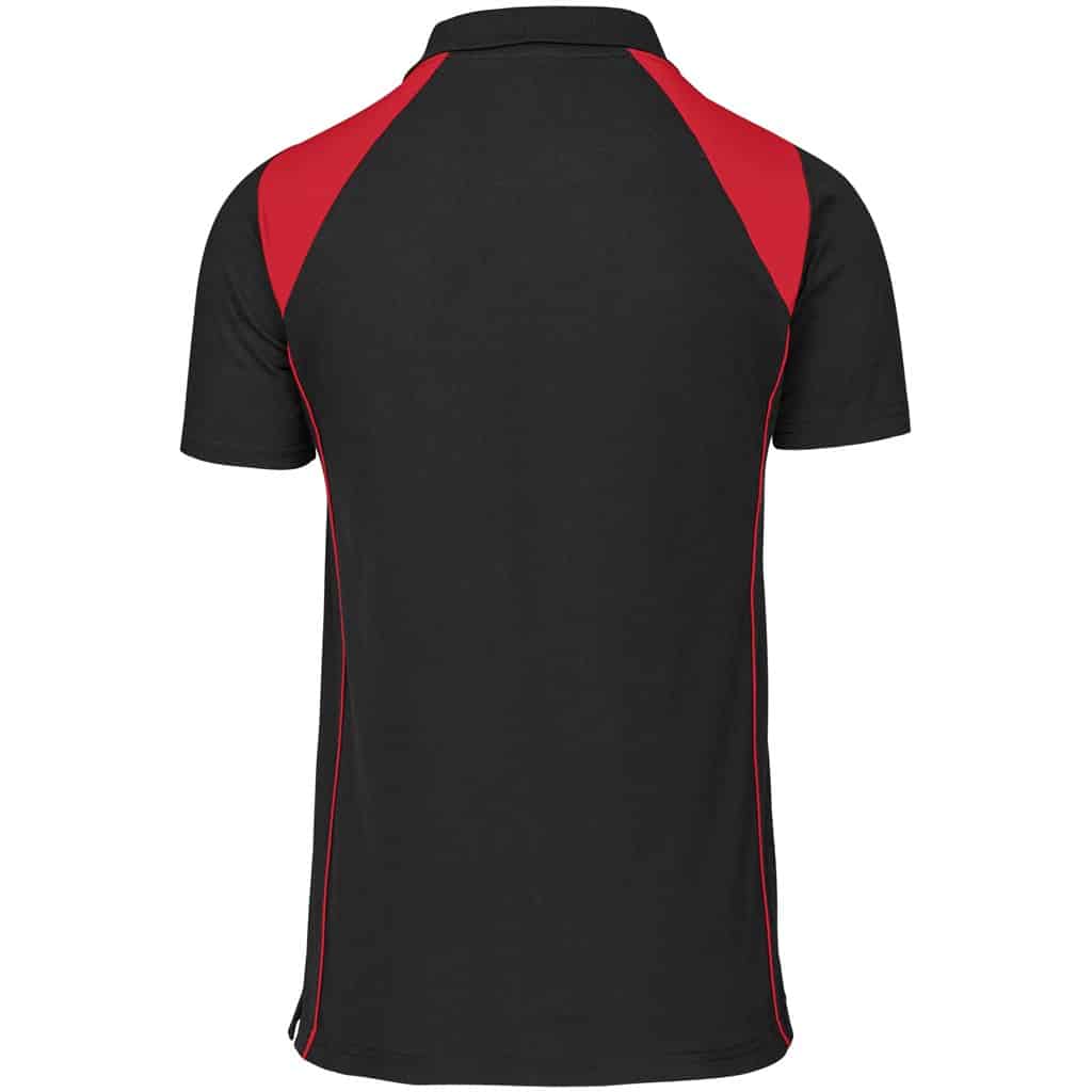 Mens Infinity Golf Shirt - Black - Image 3