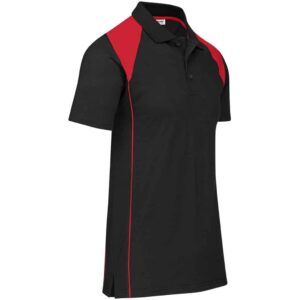 Alternative view of Mens Infinity Golf Shirt - Black