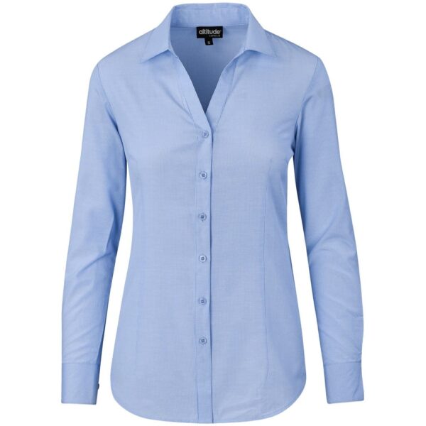 Ladies Long Sleeve Northampton Shirt – Sky Blue — Ladies Long Sleeve Northampton Shirt – Sky Blue