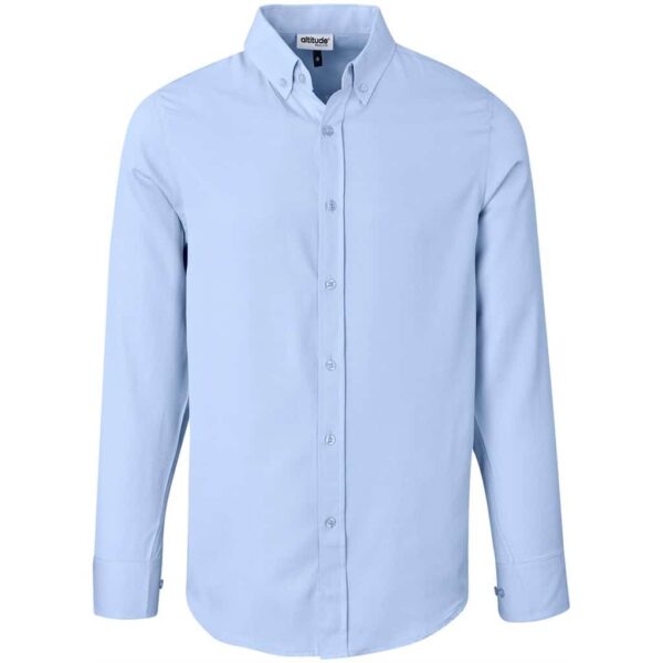 Mens Long Sleeve Nottingham Shirt – Sky Blue — Mens Long Sleeve Nottingham Shirt – Sky Blue